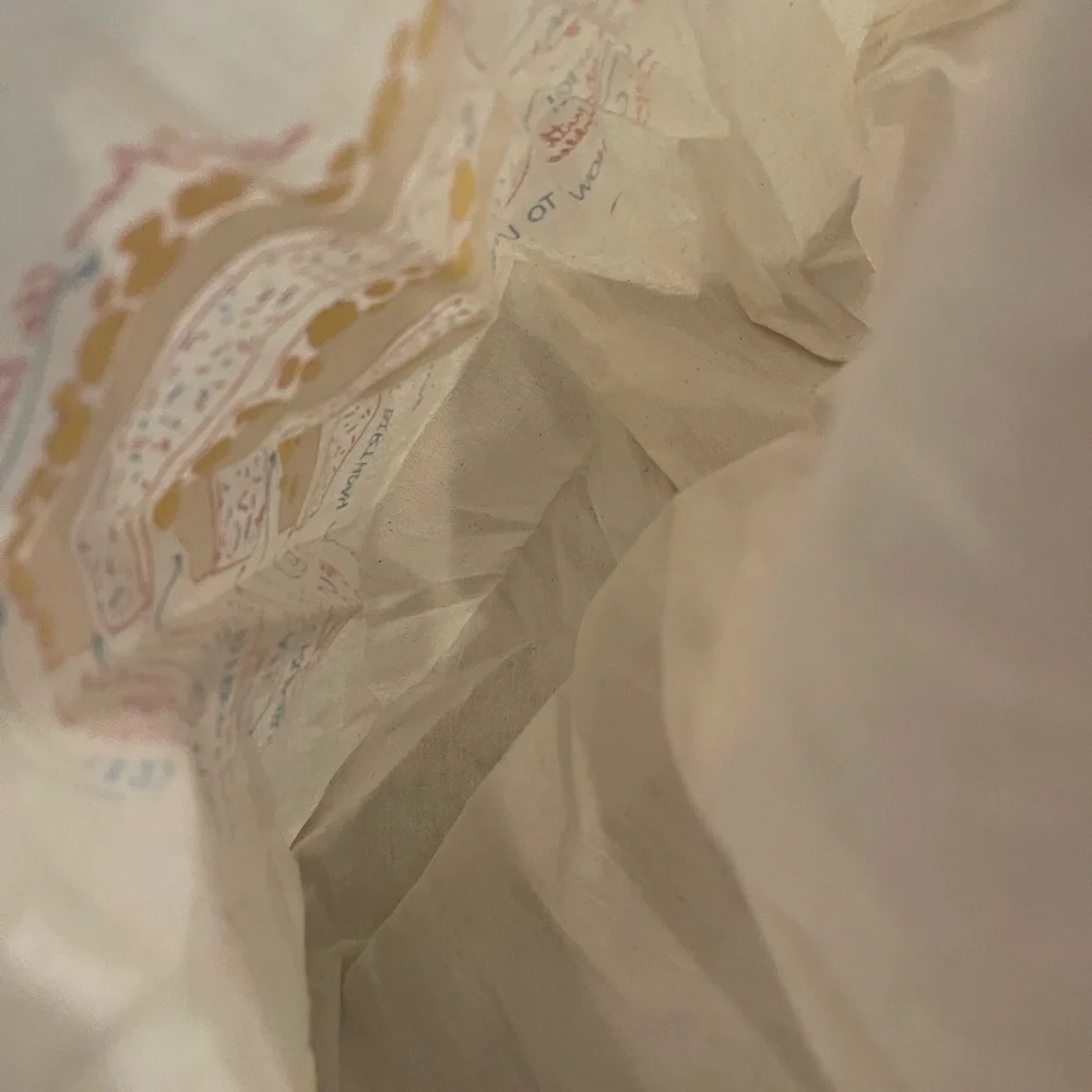 NWOT MILK BAR Colorful Cake Diagram Tote Bag